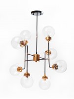 Люстра Bistro 8 MAK interior WTL2154-8BK-CL Черный, бронза