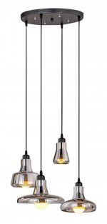 Люстра Boretto Smoke Glass Round MAK interior WTL9130-6 Серый