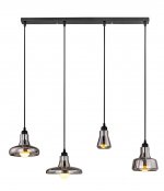 Люстра Boretto Smoke Glass Rectangle MAK interior WTL9130-8 Серый