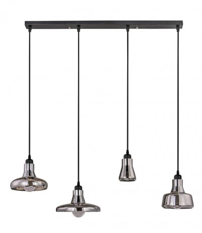 Люстра Boretto Smoke Glass Rectangle MAK interior WTL9130-8 Серый