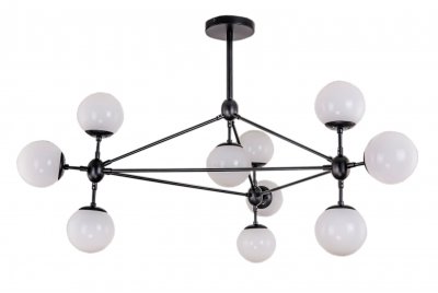 Люстра Modo 10 Black and White MAK interior WTL9131-10-BW Черный, белый Люстра Modo 10 Black and White MAK interior WTL9131-10-BW Черный, белый