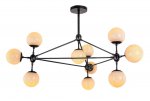 Люстра Modo 10 Black and White MAK interior WTL9131-10-BW Черный, белый