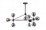 Люстра Modo 10 Smoke Glass MAK interior WTL9131-10-GR Черный, стекло
