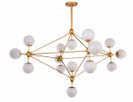 Люстра Modo 15 Gold MAK interior WTL9131-15-GW Золотой, белый