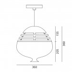 Подвесной светильник Artemide White/white Invero