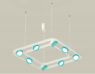Комплект подвесного поворотного светильника с композитным хрусталем Ambrella XB9177201 XB Комплект подвесного поворотного светильника с композитным хрусталем Ambrella XB9177201 XB