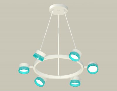 Комплект подвесного поворотного светильника с композитным хрусталем Ambrella XB9191251 XB Комплект подвесного поворотного светильника с композитным хрусталем Ambrella XB9191251 XB