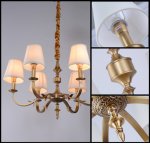 Люстра Delight XD010-6 brass