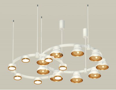 Комплект подвесного светильника Techno Ring с акрилом Ambrella XR92081110 XR Комплект подвесного светильника Techno Ring с акрилом Ambrella XR92081110 XR