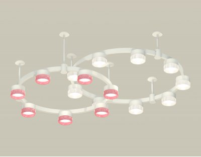 Комплект подвесного светильника Techno Ring с композитным хрусталем Ambrella XR92211210 XR Комплект подвесного светильника Techno Ring с композитным хрусталем Ambrella XR92211210 XR