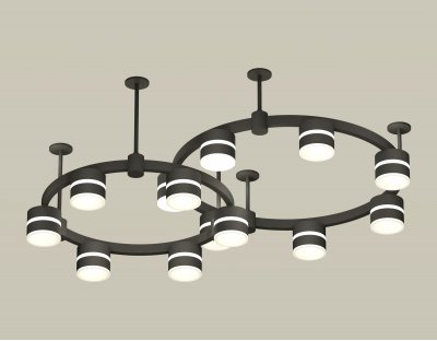 Комплект подвесного светильника Techno Ring с акрилом Ambrella XR92221001 XR Комплект подвесного светильника Techno Ring с акрилом Ambrella XR92221001 XR