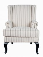 Мягкое полукресло с подлокотниками Lekalo MAK interior YF-1813 Белый