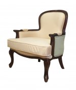 Классическое кресло Diesta Velvet MAK interior YF-1817-BG Бежевый, зеленый