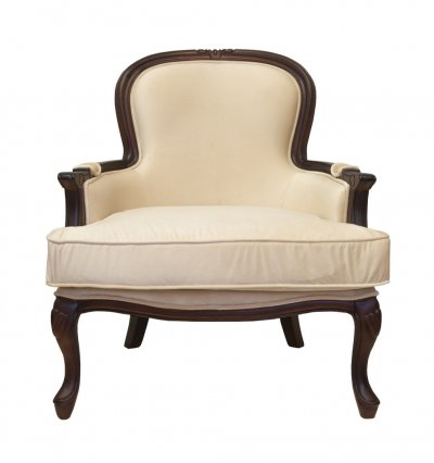 Классическое кресло Diesta Velvet MAK interior YF-1817-BG Бежевый, зеленый