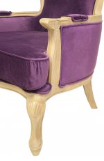 Классическое кресло Diesta Violet MAK interior YF-1817-V Фиолетовый
