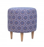 Дизайнерский пуф East Blue MAK interior YF-1820-B Разноцветный