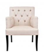 Низкое кресло Zander White MAK interior YF-1841-O Бежевый