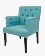 Низкое кресло Zander Blue MAK interior YF-1841-T Бирюзовый