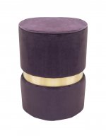 Дизайнерский пуф Brassy Violet MAK interior YF-1880-V Фиолетовый