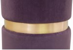 Дизайнерский пуф Brassy Violet MAK interior YF-1880-V Фиолетовый