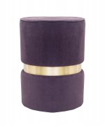 Дизайнерский пуф Brassy Violet MAK interior YF-1880-V Фиолетовый