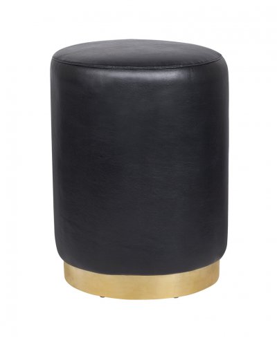 Дизайнерский пуф Topper Black MAK interior YF-1882-BB Черный Дизайнерский пуф Topper Black MAK interior YF-1882-BB Черный