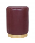 Дизайнерский пуф Topper Brown Leather MAK interior YF-1882-BRL Коричневый