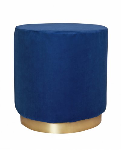 Дизайнерский пуф Topper Blue MAK interior YF-1882-B Синий Дизайнерский пуф Topper Blue MAK interior YF-1882-B Синий