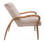 Мягкое полукресло с подлокотниками Elisio MAK interior YF-1998 Бежевый