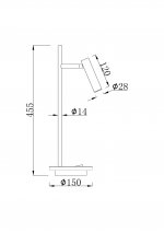 Настольная лампа Maytoni Z010TL-L8W3K Estudo