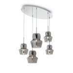 Подвесной светильник Ideal Lux ZENO SP5 FUME