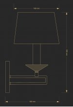 Бра Kutek ZOLA ZOL-K-1(P/A)