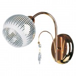 Светильник настенный ZOLA-WL60E27*1GD металл, стекло E27*1*60W