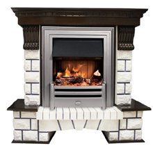 Портал Pierre Luxe (классика Opti-Myst и Optiflame) белый Dimplex