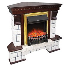 Портал Pierre Luxe угловой под очаги Royal Flame Fobos FX / Majestic FX