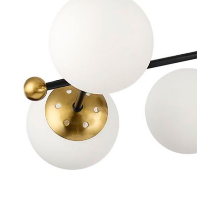 Плафон стекло белый матовый шар 120мм (58мм посадка) LM 6581 MELODY