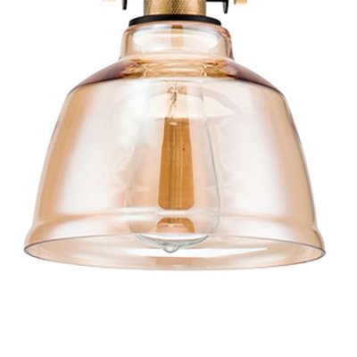 Плафон стекло янтарный 200*150мм E27 T163 Irving