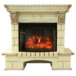 Портал Pierre Luxe шампань под очаг Dioramic 25FX Royal Flame