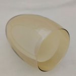 Плафон стекло двойное 120*175мм Е14 (32мм посадка) A7951 GO BARRY золотой+матовый белый