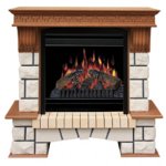 Портал Pierre Luxe под очаг Dimplex Ganon белый