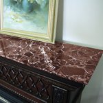 Мраморная столешница для портала Alexandria Dimplex