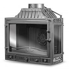 Каминная топка Kaw-Met (W4 Dual трехсторонняя)