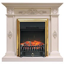 Портал Derby белый дуб под очаги Royal Flame Majestic FX / Fobos FX