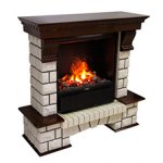 Портал Pierre Luxe под очаг Dimplex Albany белый