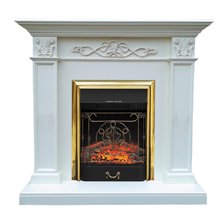 Портал Verona (белый дуб) под классический очаг Royal Flame