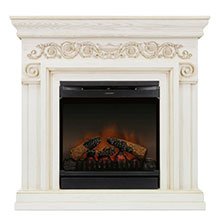 Портал Athena слоновая кость с патиной под очаг Dimplex Gannon