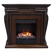 Портал Modena под очаг Dimplex Albany махагон коричневый антик