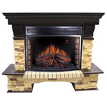 Портал Pierre Luxe сланец угловой под очаг Royal Flame Dioramic 25FX