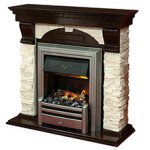 Портал Dublin арочный сланец белый (классика Opti-Myst и Optiflame) Dimplex