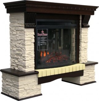 Каминокомплект Royal Flame Pierre Luxe скальный с очагом Dioramic 28FX